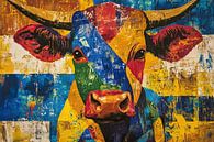 Taurus | Taurus Colourful by Eye catching paintings thumbnail