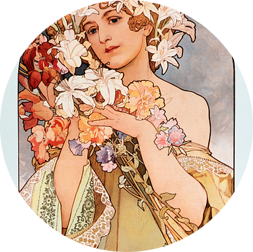 De bloem - Alphonse Mucha