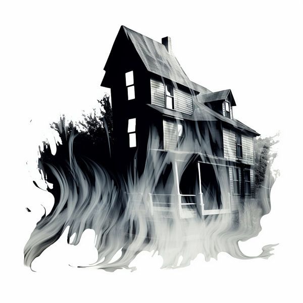 Halloween Geisterhaus Geist Spuk unheimlich Geheimnis von gm_designs