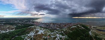 West-Terschelling après une averse hivernale