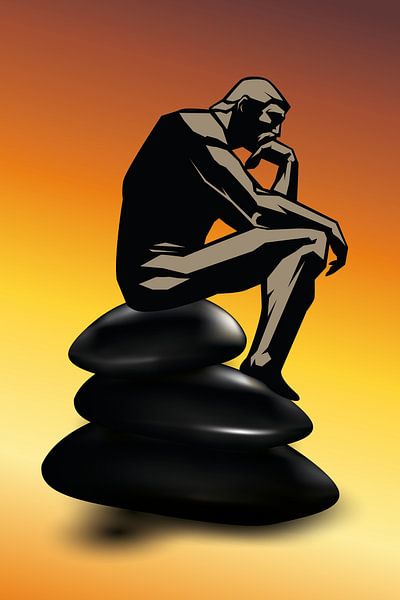 Hommage an Rodin von Harry Hadders Design