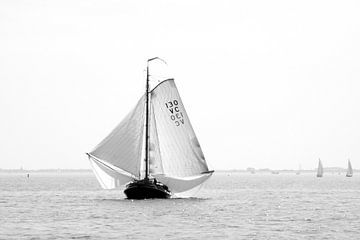 Milkmaid, (sailing) on the Oosterschelde by M. van Oostrum