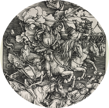 De vier ruiters van de Apocalypse, Albrecht Dürer van De Canon