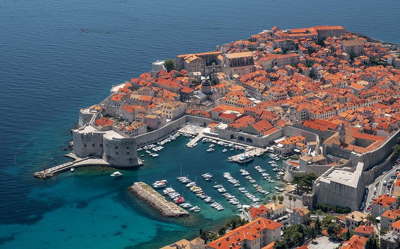 Altstadt und Hafen von Dubrovnik von Sidney van den Boogaard