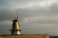 The Oranjemolen (mill) in Vlissingen