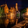 Brugge by Night van Hans Hoekstra