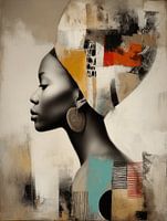 Golden Harmony, Portret van een Afrikaanse vrouw