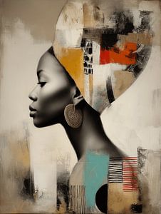Golden Harmony, Portrait d'une femme africaine