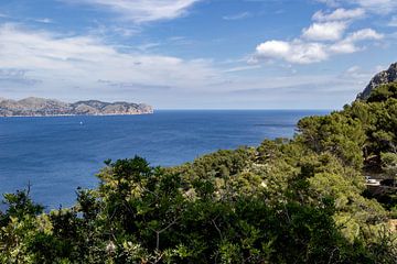 Coastal landscape in front of the peninsula La Victoria in Mallorca by Reiner Conrad