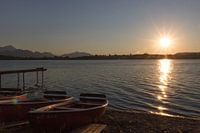 R u d e r b o o t am Forggensee