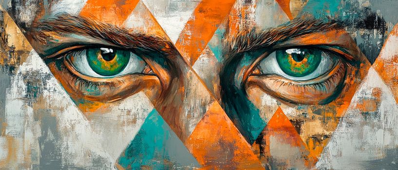 Kijken in het onbekende - oogkunst van Poster Art Shop