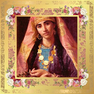 S.F. Neu bearbeitete Version von Scheherazade von Sophie Gengembre Anderson von Silver Fox Art Decor