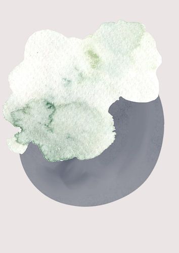 Aquarelle abstraite moderne