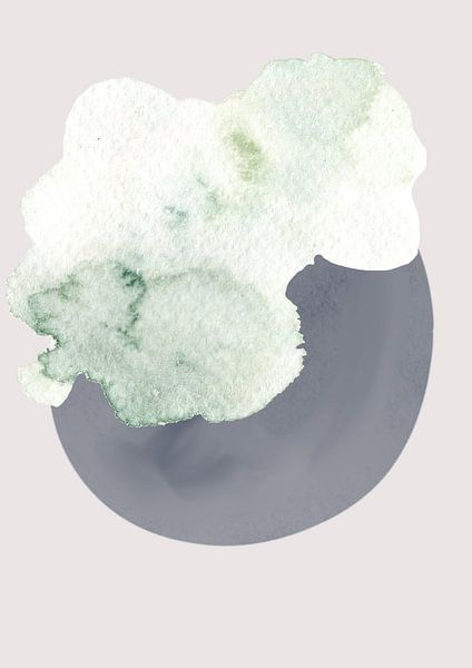 Modern abstract watercolour by Studio Allee