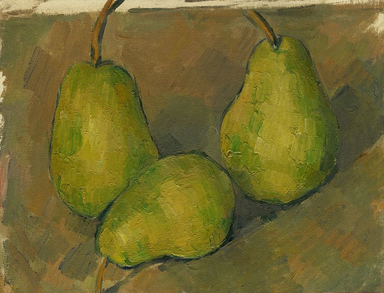 Paul Cézanne. Drie Peren van 1000 Schilderijen