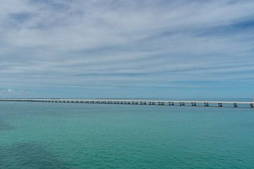 Verenigde Staten, Florida, Lange brug over de Caribische oceaan van florida keys van adventure-photos