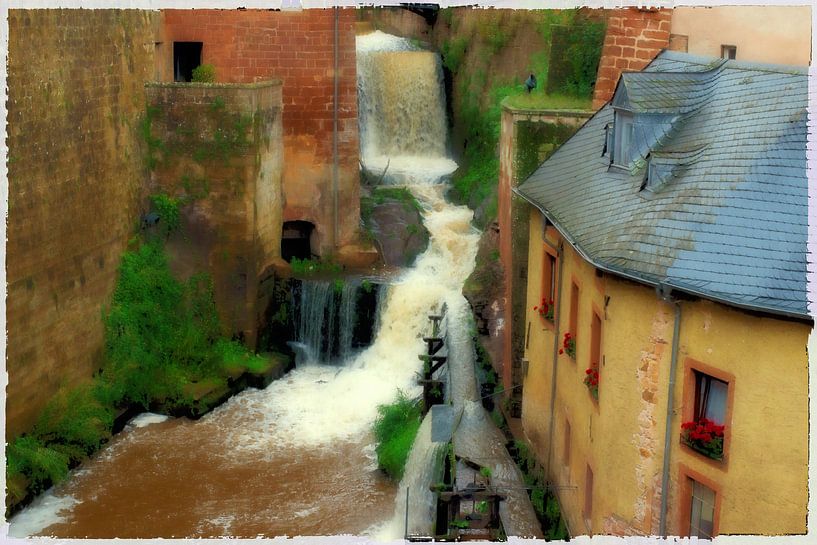 SAARBURG Cityscape - old town saarburg by Bernd Hoyen