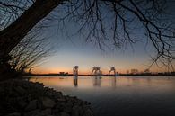 Blue hour lock weir Amerongen by Moetwil en van Dijk - Fotografie thumbnail