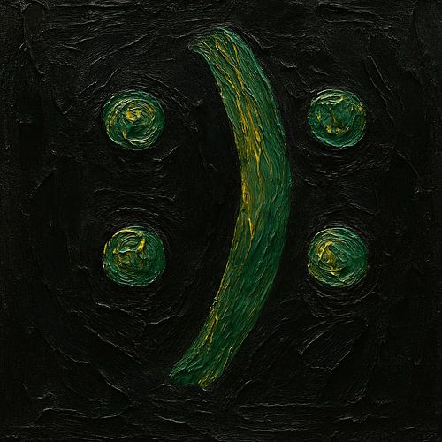 Two Stories in Emerald & Gold