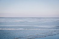 Glace dans l'IJsselmeer le long de la digue à Almere, Pays-Bas | Paysages de neige à ee by Evelien L par Evelien Lodewijks Aperçu