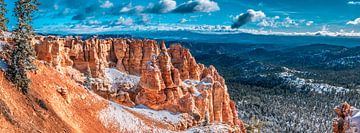Schnee in Bryce Canyon, USA
