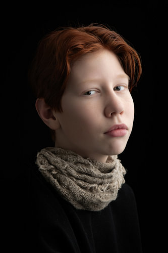 Klassiek portret uit het digitale tijdperk