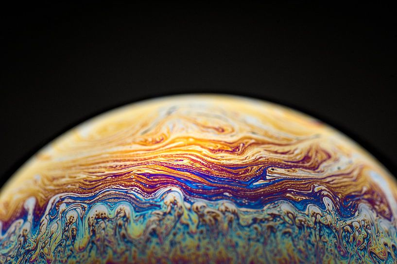 Planet Soap bubble by Tim Smeets