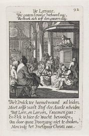 Jan Luyken, Prediger, 1694 von Atelier Liesjes