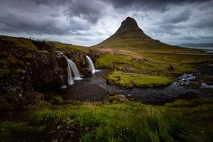 Ijsland waterval van Michael Bollen