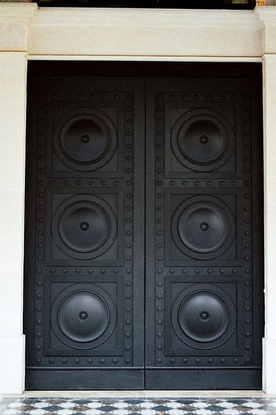 Donker gedetailleerde ingang | Parijs | Frankrijk Reisfotografie van Dohi Media