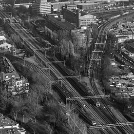Den Haag vanaf 140m hoogte. van Renzo Gerritsen