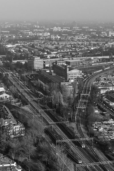 Den Haag vanaf 140m hoogte. van Renzo Gerritsen