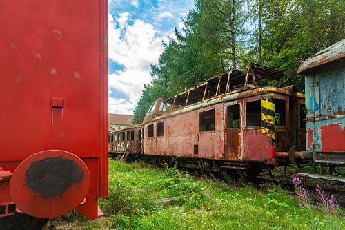 Verloren plaats Spoorweg in Bohemen