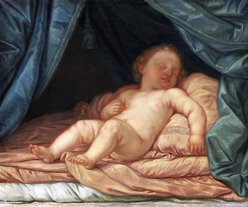 Ange endormi, vers 1800