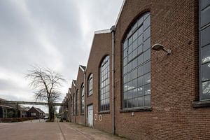 Spitzdächer Wagenwerkplaats als rhythmisches Zusammenspiel von Linien