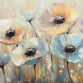 Flower pastel by Wonderful Art