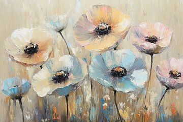 Bloemenpastel van De Mooiste Kunst