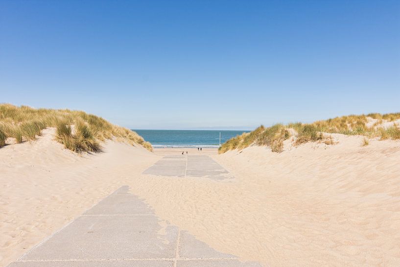 Le chemin de la mer à Burgh-Haamstede par Charlene van Koesveld