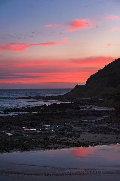 Sonnenuntergang Great Ocean Road Australien 2 von Anouschka Hendriks