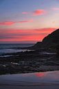 Sonnenuntergang Great Ocean Road Australien 2 von Anouschka Hendriks Miniaturansicht