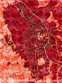 Carte de Hellendoorn avec le style 'Amber Autumn' sur Maporia