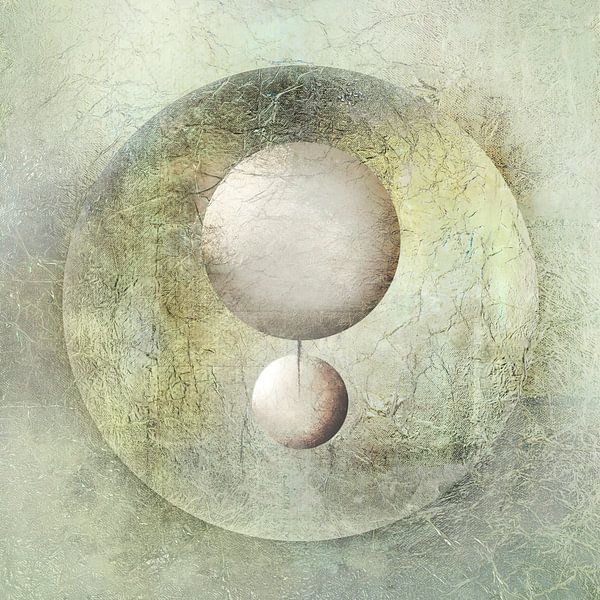 Abstrait moderne. Minimalisme avec des cercles. 2 par Alie Ekkelenkamp