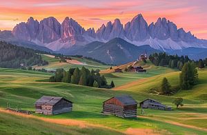 Alpenglühen im Sommerlicht
