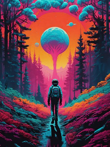 La marche de l'espace sur Vic Bomers