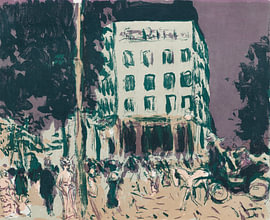 Pierre Bonnard – De boulevards (1900) van Timeless Artworks