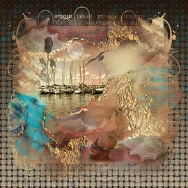 Water fantasie van Carla van Zomeren