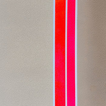 Shift Square – Neon Stripe Art Print, quadratische Ausgabe