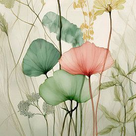 Illustration botanique : Peinture florale rêveuse et élégante sur Studio Pieternel