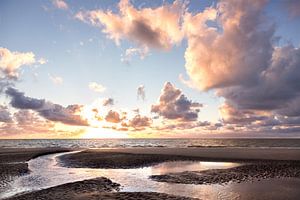Sonnenuntergang auf Schiermonnikoog von Karijn | Fine art Natuur en Reis Fotografie