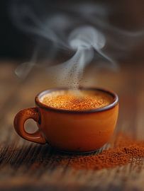 Trinken Sie eine Tasse Kaffee oder Cappuccino